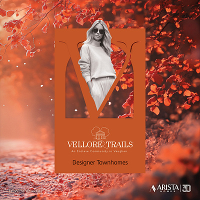 Vellore Trails Brochure - Fall/Winter arista branding broch brochure design copywriting design graphic design illustration mailer real estate thepoddotme typography vector vellore trails