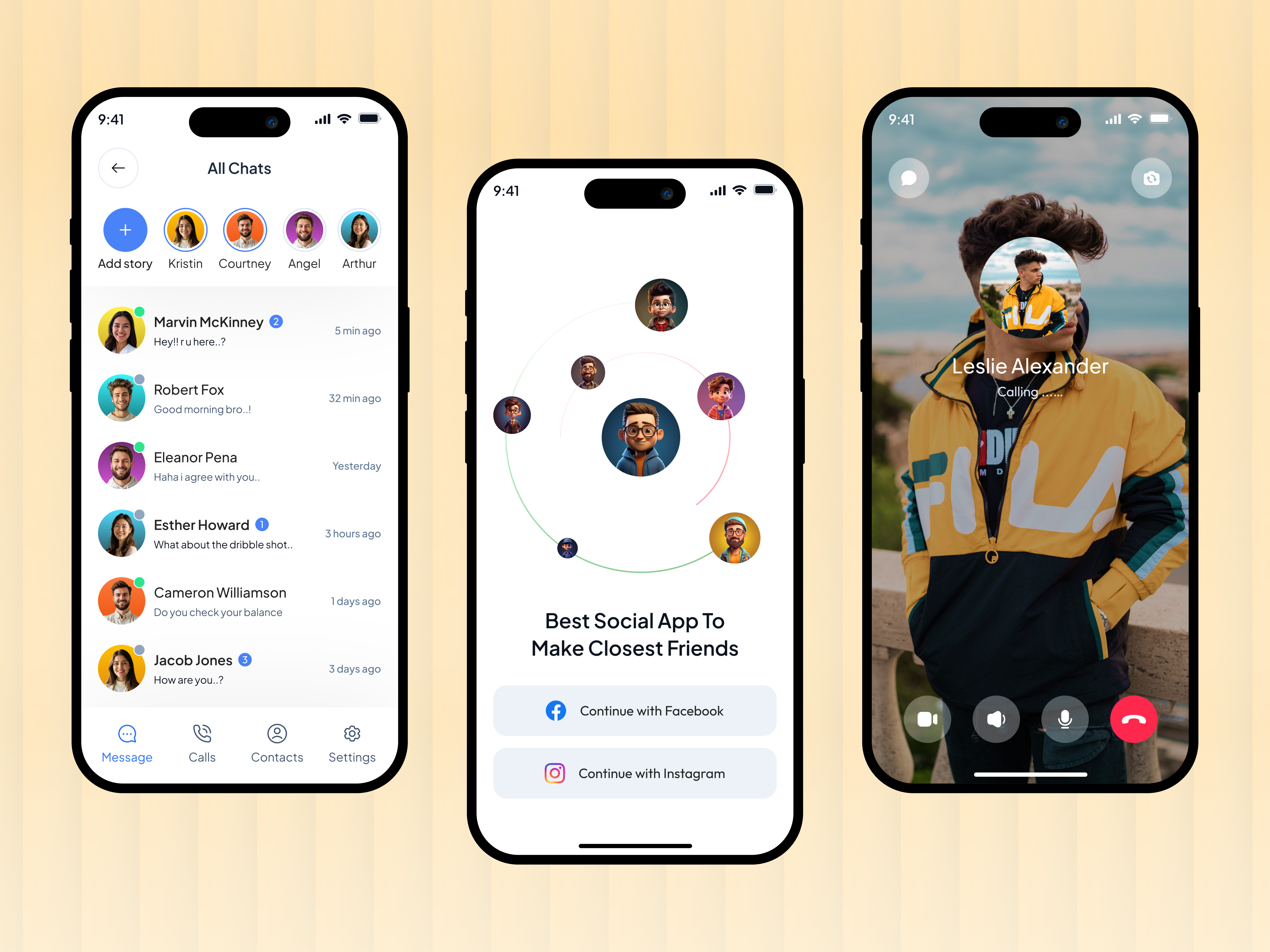 Messaging Mobile App Design chat chat app chat app design chat application chat apps chatting message app messaging messaging app messenger ui