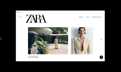 Zara Website UI Figma Design app branding design figma graphic design illustration logo minimalistic site ui ux vector zara