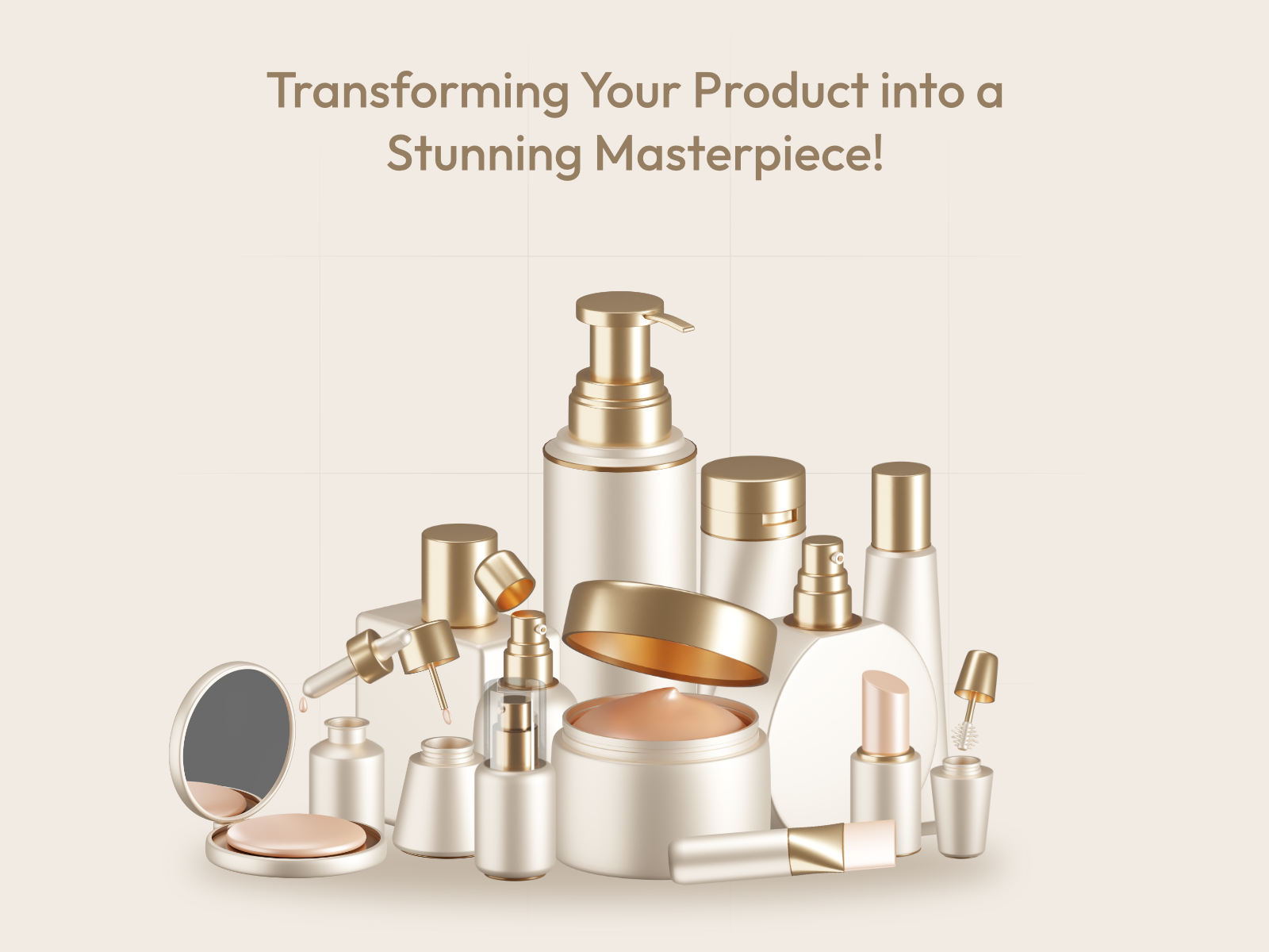 Example of 3D Render Mockup Product For Your Brand