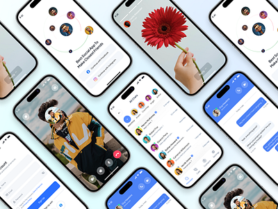 Messaging Mobile App Design chat chat app chat app design chat application chat apps chatting message app messaging messaging app messenger ui