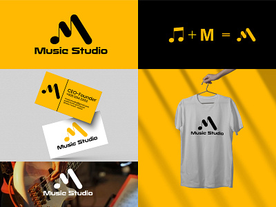 Modern Music Studio Logo Design & Brand Identity bands brand branding brandingidentity brandmark business businesslogo companylogo graphic design logo logodesign logos logoshop logotype modern monogramlogo musiclogo technology visualidentity