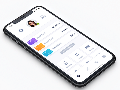 Bank App app bank finacial inteface ios iphone x mobile ui