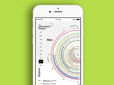 The Information Project app app branding app design diagram info design infographic line art