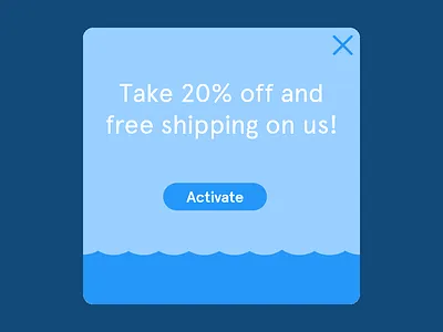 Daily UI #016 Pop Up Coupon 016 coupon coupon code dailyui dailyui 016 popup