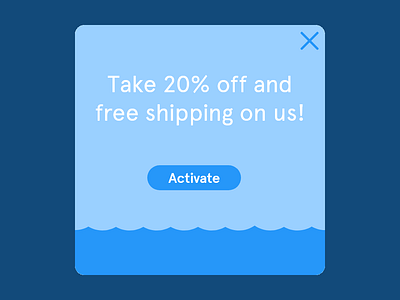 Daily UI #016 Pop Up Coupon 016 coupon coupon code dailyui dailyui 016 popup