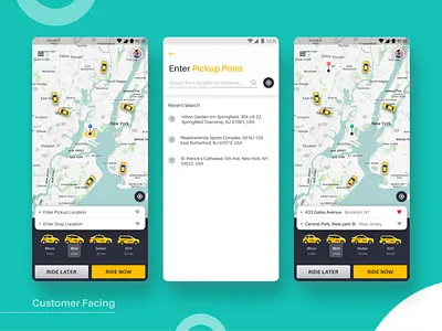 Taxi App app cab booking design landing page mobile app taxi app taxi driver ui ui ux ui ux design ux