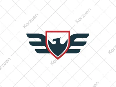 Phoenix Emblem Logo animal bird emblem logo logo for sale logoground minimalist phoenix shield