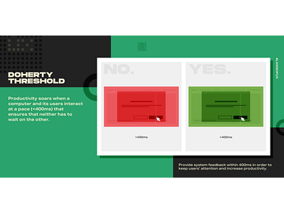 Doherty Threshold - Laws of UX adobe app appdesign design illustration illustrator laws of ux photoshop product productdesign ui ux