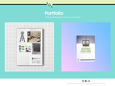 Portfolio Website! advertising launch portfolio self branding web design website