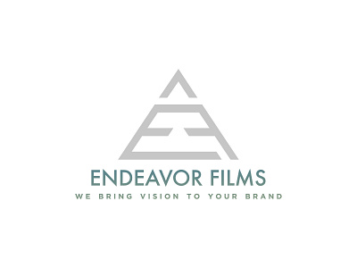 Endeavor Films Logo badge branding design icon illustration illustrator logo monogram typography vector