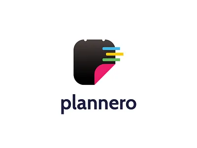 Plannero branding design icon identity lettering logo typography vector