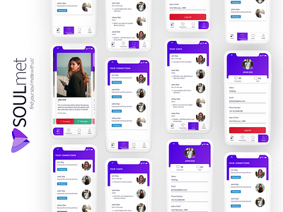 SOULmet! Find your partner! concept dating dating app love soulmet