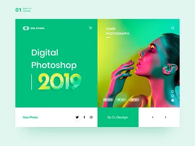 Digital Photoshop 2019 color design ui edu facebook instagram photograhy photoshop style ui ux ux design web ad
