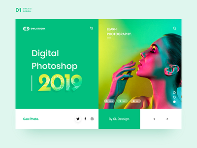 Digital Photoshop 2019 color design ui edu facebook instagram photograhy photoshop style ui ux ux design web ad