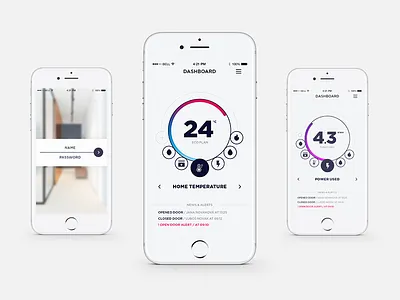 HouseKpr App app app concept app design concept concept app design icons icons design iphone mockup product product design smart home smart home app ui ui design ui ux design uid ux ux ui