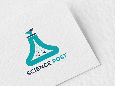 Science Post advartising app art banner branding design graphics studio graphics studo60 icon illustration logo logo alphabet logo design practice process logo design sajid ali ui ux vector