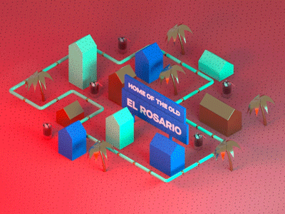 Elrosario 3d aforox aforox tv animation c4d design loop motion motiongraphics octane