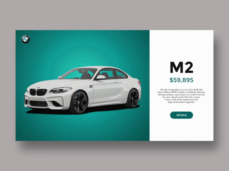 BMW web page design animation bmw gif inspiration interace interaction interface animation interface design ui ux design ui animation ui inspiration ui interaction ui interface ui ux web deisgn web site web site design