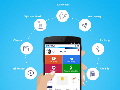 SBI Buddy app branding design flat ui ux vector