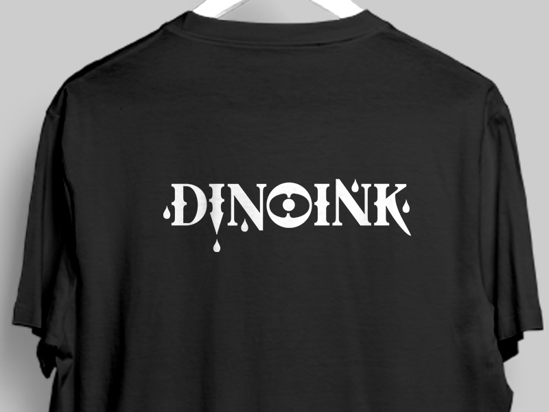 DINOINK black brand design glyph letter lettering logo logotype mark sign type typedesign typeface typo typography