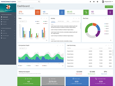 Dashboard Design design flat ui ux website