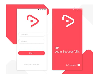 Dot D Sing-in Page android ui design best design brand identity branding design dribbble best shot material design mobile app design mobile ui design mobile ux design sign in design sign in page ui ux design user experience design user interface design