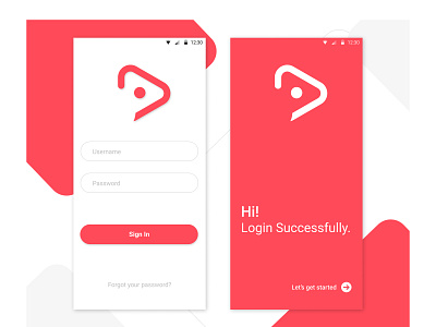 Dot D Sing-in Page android ui design best design brand identity branding design dribbble best shot material design mobile app design mobile ui design mobile ux design sign in design sign in page ui ux design user experience design user interface design
