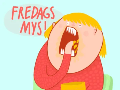 Fredagsmys adobe draw adobe illustrator cute drawing fredagsmys illustration ipad pro vector vector illustration