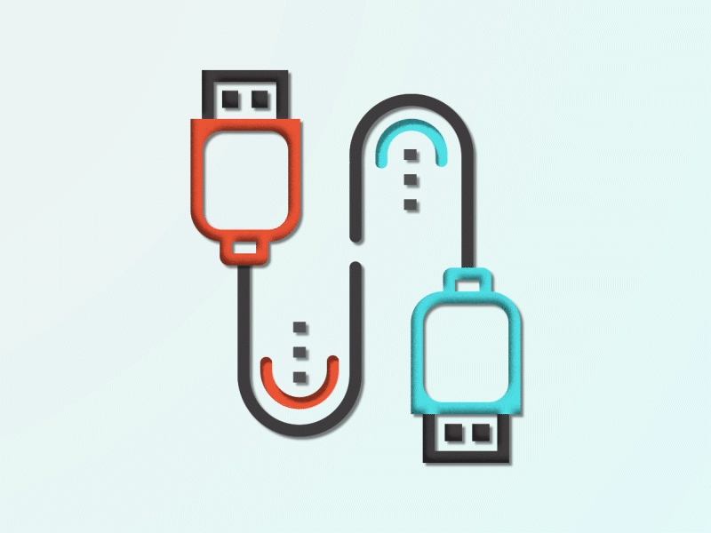 Plug-in Icon Animation after effect animation flat icon icon animation motion motion mela plug in icon animation