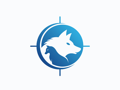 Wolves Vector Logo Design 3d animal birds blue cartoon cute earth fish fly flying icon illustration isolated love nature sign sky symbol white wolves