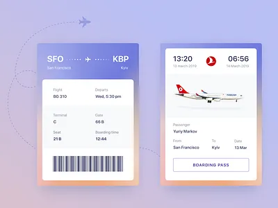 Boarding Pass - Daily Ui Challenge #024 boarding pass boardingpass daily ui challenge dailyui dailyui 024 dailyui challenge design fly ticket uidesign