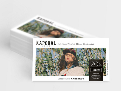 Flyer for Kaporal clothes germany kaporal