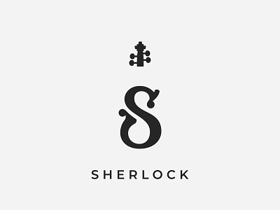 Sherlock - S Monogram branding logo logotype logotypedesign monogram s s logo s monogram sherlock sherlock holmes violin violin logo watson