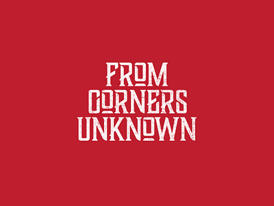 FCU Logo Concept logo logotype metal record label typography