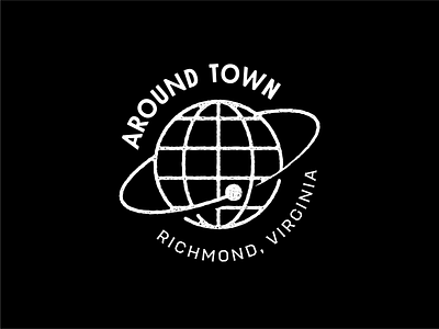 Around Town black design icon illustration richmond