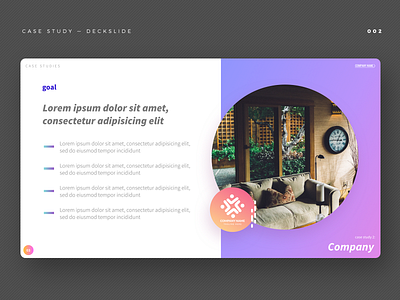 case study slide case design case mockup case studies case study deck slide design gradient keynote page presentation ui vector