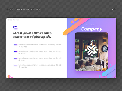 case study slide case study design gradient keynote keynote presentation keynote templates page powerpoint slides vector