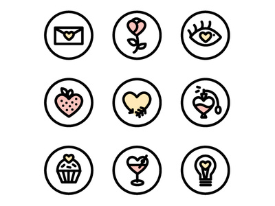 L O V E design icon illustration vector