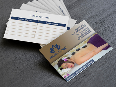 Massage termine design graphic graphic design massage print termine