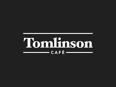 Tomlinson Cafe Logo branding cafe coffee coffeeshop logo