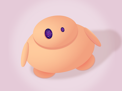 Hollow character design design illustration