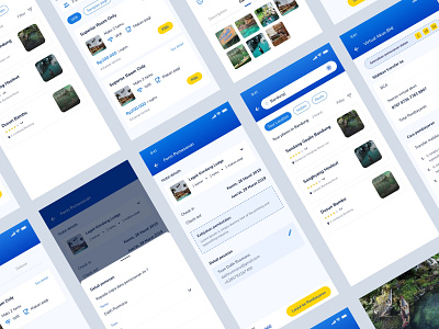 Wisata App Details | Exploration android apps blue design form homepage interface mobileweb simple ui ux design uidesign userexperiance userinterface ux ux design