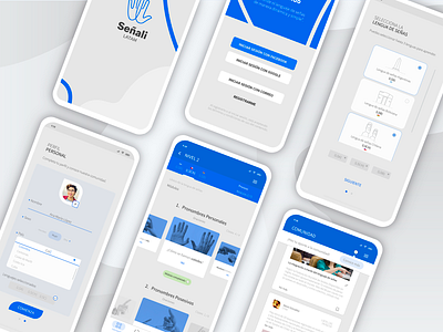 Mobile app for learning sign language android app app applicaiton desing digital art education education app icon illustration learn learning mobile mobile app navbar photoshop sign language sign language app ui ux