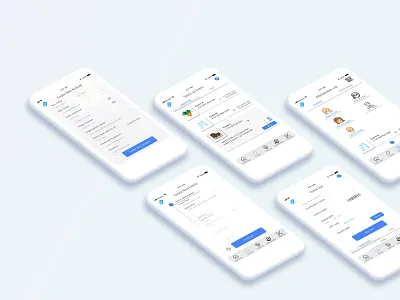 Ticket App UI design mobile app design mockup ui wireframe