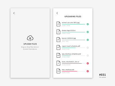 UI 031 031 31 app button daily 100 daily 100 challenge dailyui design drag file file upload ui uidesign upload uploading