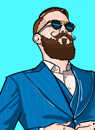 3e 4ade 93d4 8e8f664eeada digitalart illustration pop art portait
