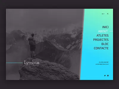Lymbus Off Canvas Menu v01 design uiux webdesign