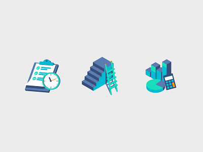 Aces Icons 2.5d 3d finance finance icons icons icons set isometric