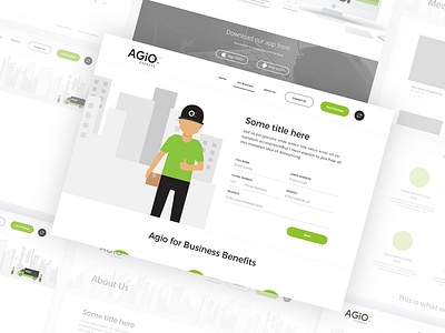 Agio - Website android app branding courier delivery delivery app delivery service design designer illustration india logistics mangalore mobile mobile app nihalgraphics ui ux vector www.nihalgraphics.com